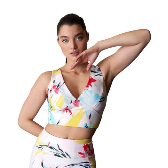 Josie Natori Womens Size M Solstice Cami Cropped Top‎ NWT - Picture 1 of 8